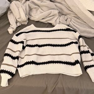 Striped Black and White Sweater